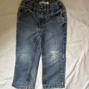 jumping beans Light Denim Jeans with Distressed Knee Boys 3t